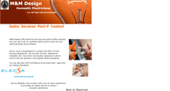 Desktop Screenshot of domesticelectricians.com